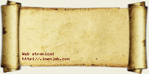 Jovana Kujundžić vizit kartica